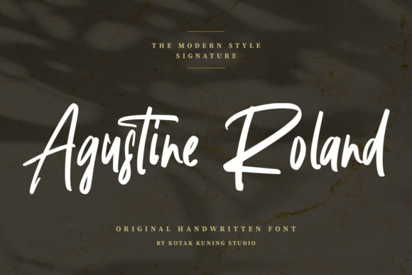 Agustine Roland: A Font That Speaks