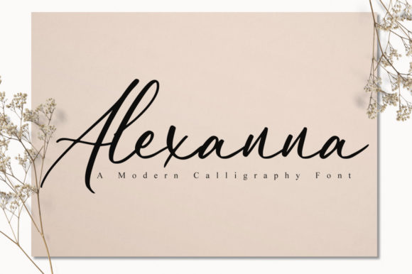 Alexanna: Elegant Script Font