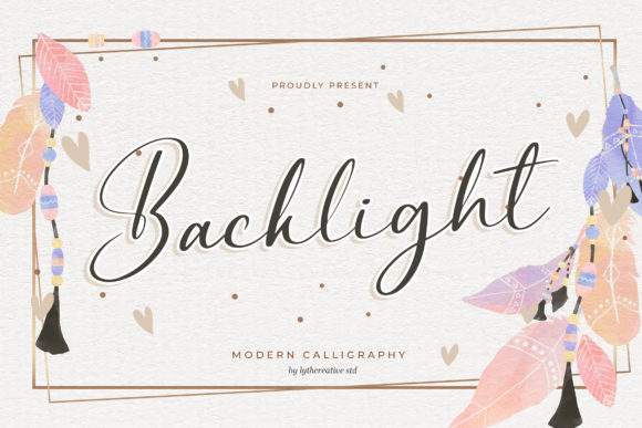 Backlight Font: A Handwritten Touch for Editorial Design