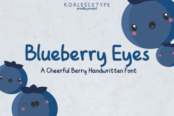 Blueberry Eyes Font for Business