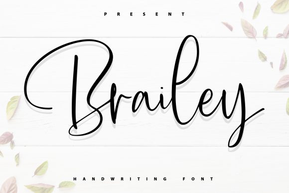 Brailey: A Handwritten Font for Elegant Design