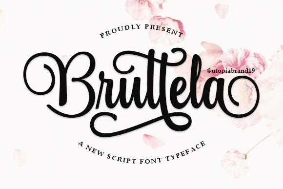 Bruttela: A Delicate Script for Business Branding