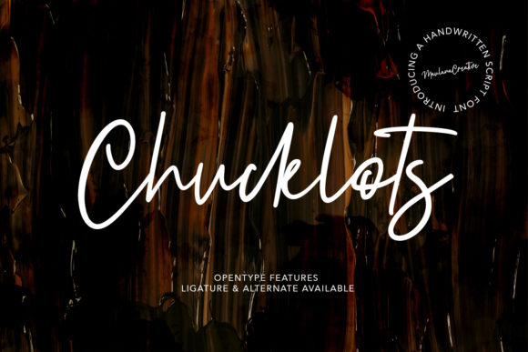Chucklots: A Script Font for Web Design