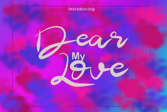 Dear My Love Font: Timeless Script for Editorial Design