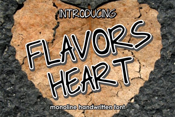 Flavors Heart: A Font That Speaks
