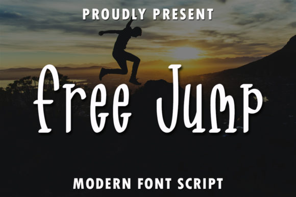 Free Jump Font for Creative Projects