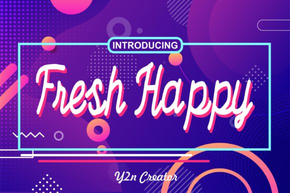 Fresh Happy Font for Web Design