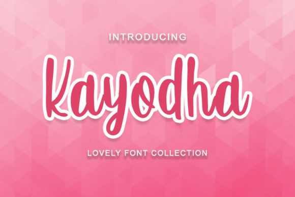 Kayodha: A Cute Handwritten Font for Creative Projects