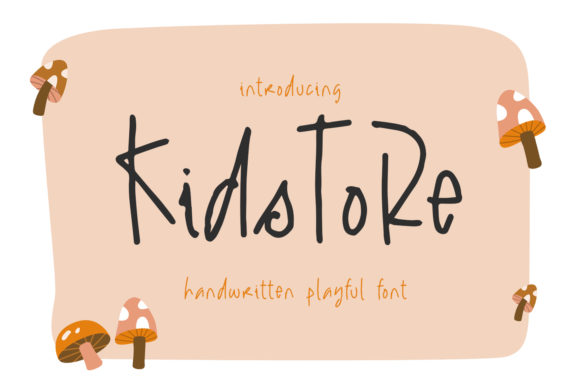 Kidstore: A Stylish Handwritten Font for Crafters