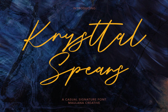 Krysttal Spears Font for Elegant Design