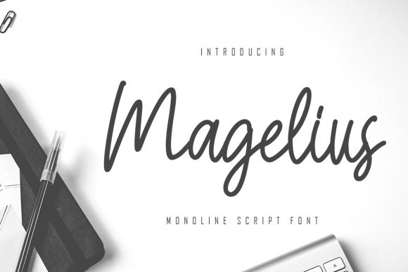 Magelius Font: Elegant Handwritten Type