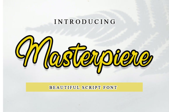 Masterpiere: A Font That Elevates Your Brand