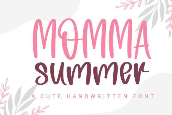 Momma Summer: A Handwritten Font for Editorial Magic