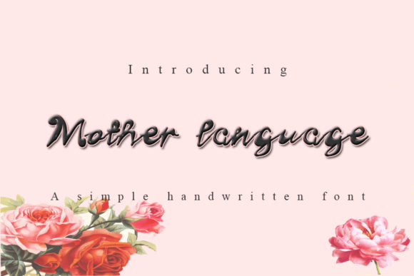 Mother Language: A Whimsical Font for Editorial Design