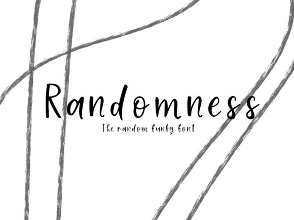 Randomness: A Handwritten Font for Creative Projects