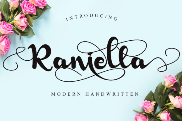 Raniella: A Sweet Handwritten Font