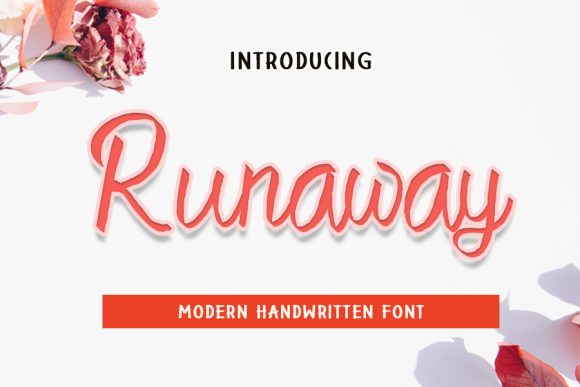 Runaway Font: Elegant Script for Editorial Design