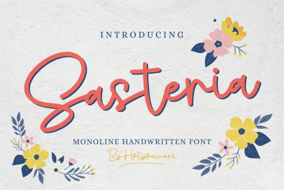 Sasteria: A Timeless Handwritten Font