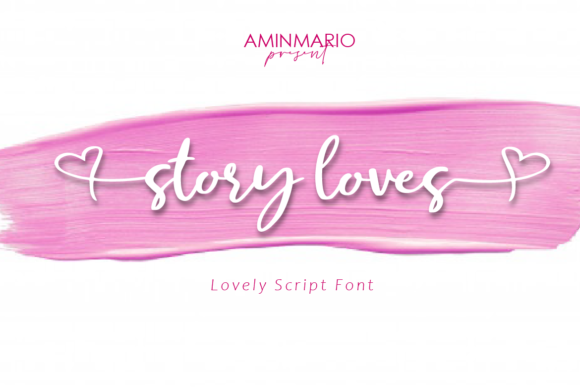 Story Loves: A Handwritten Font for Editorial Design
