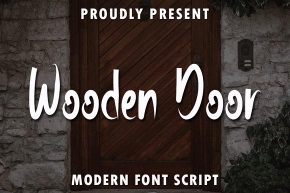 Wooden Door Font for Web Design